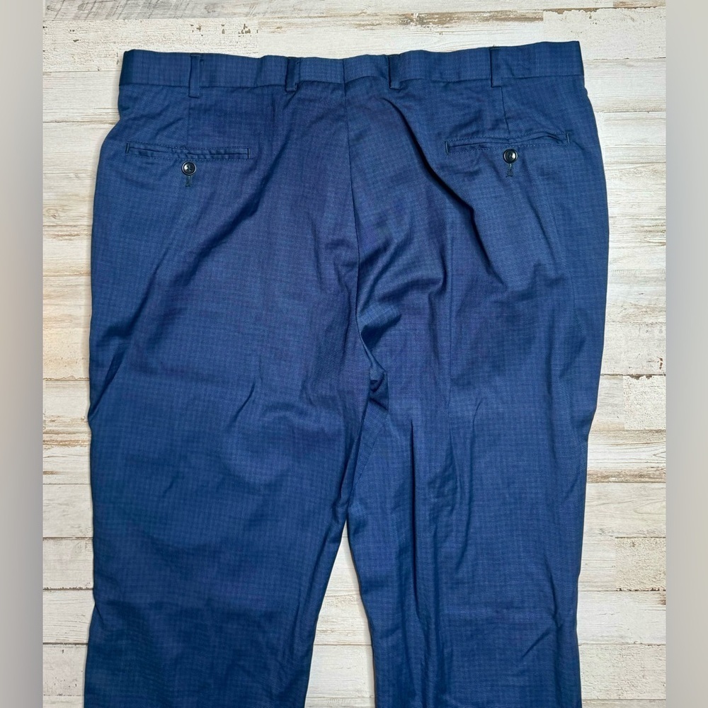 Brooks Brothers Pants Men's 40x29 Blue Regent Fit BrooksFlex Reda Flexo Wool - Picture 10 of 11